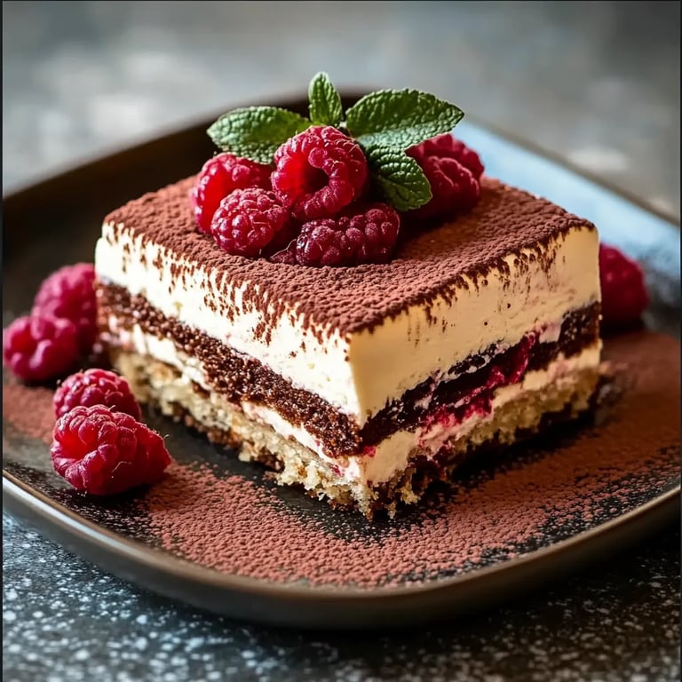 Himbeer Spekulatius Tiramisu