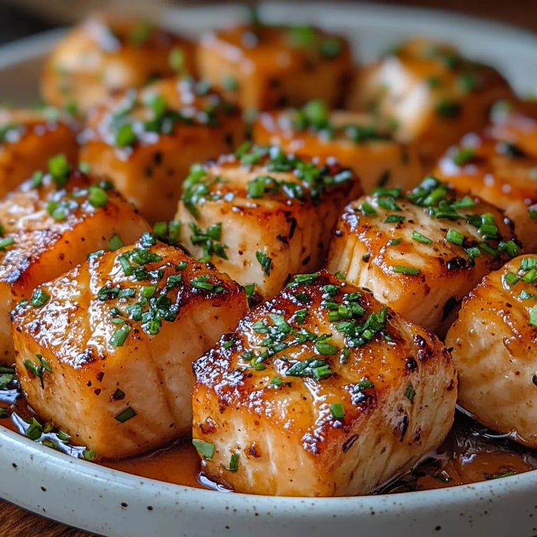 Knusprige Lachs-Häppchen mit Honig und Knoblauch aus der Heißluftfritteuse: Ein Unglaubliches Ultimatives Rezept