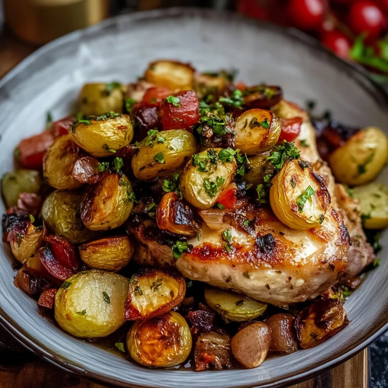 Rosenkohl mit Rinderschinken