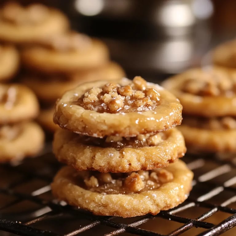 Walnuss Kekse | mit Honig und Karamell