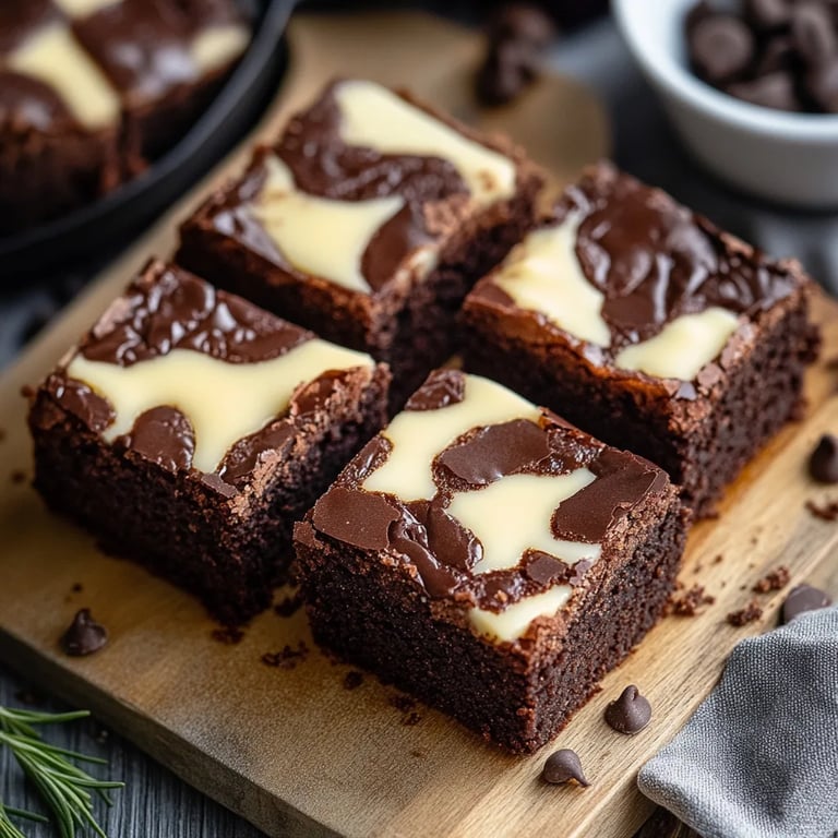 Käsekuchen-Brownies