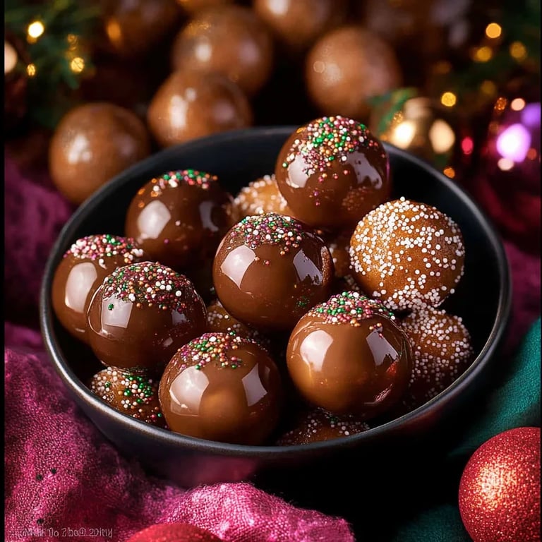 Spekulatius Kugeln - Pralinen für Weihnachten