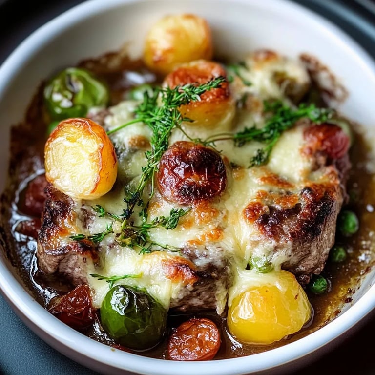 Rosenkohl-Hackfleisch-Auflauf