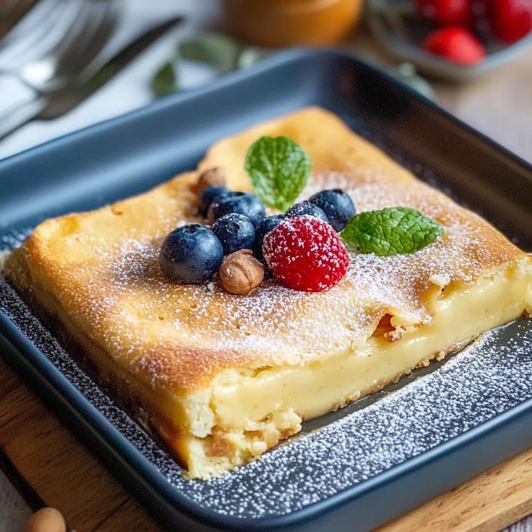 Ofen-Pfannkuchen vom Blech