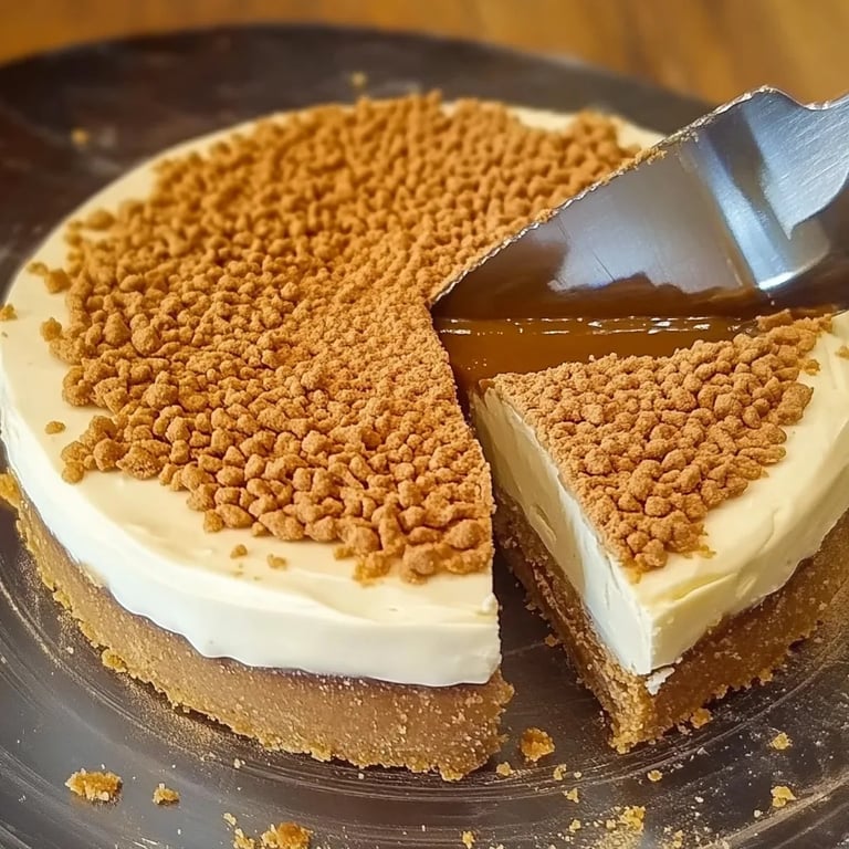 Biscoff-Käsekuchen
