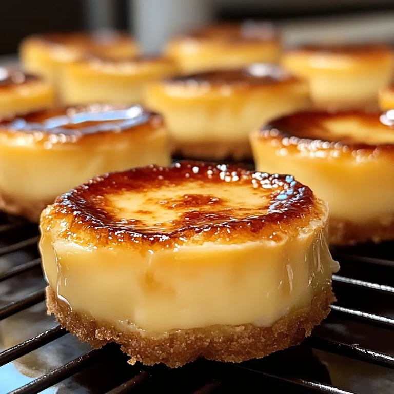 Mini Crème Brûlée Cheesecakes