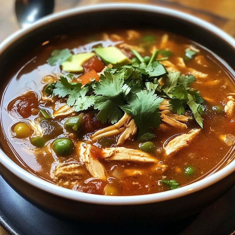 Spicy Chicken Taco Soup