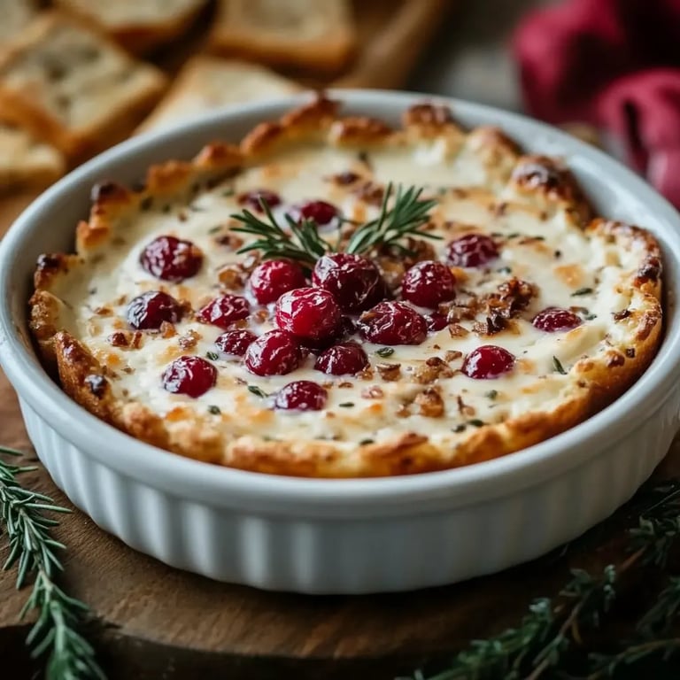 Baked Cranberry Cream Cheese Dip