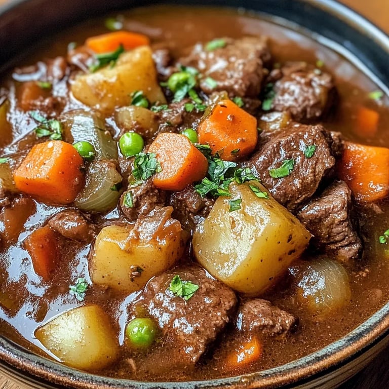Comforting Crockpot Beef Stew