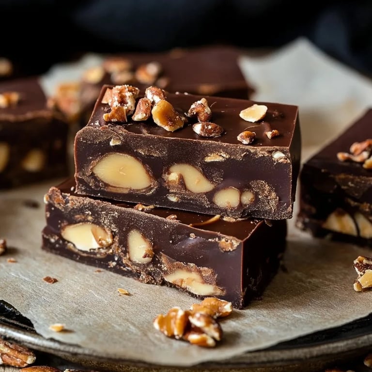 Zuckerfreie Schoko-Erdnussriegel