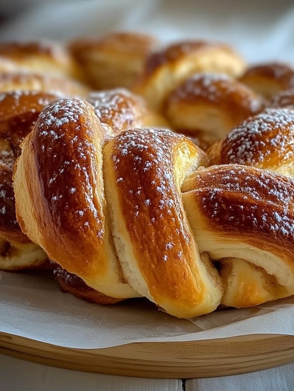 Beautifully Braided Cinnamon Buns