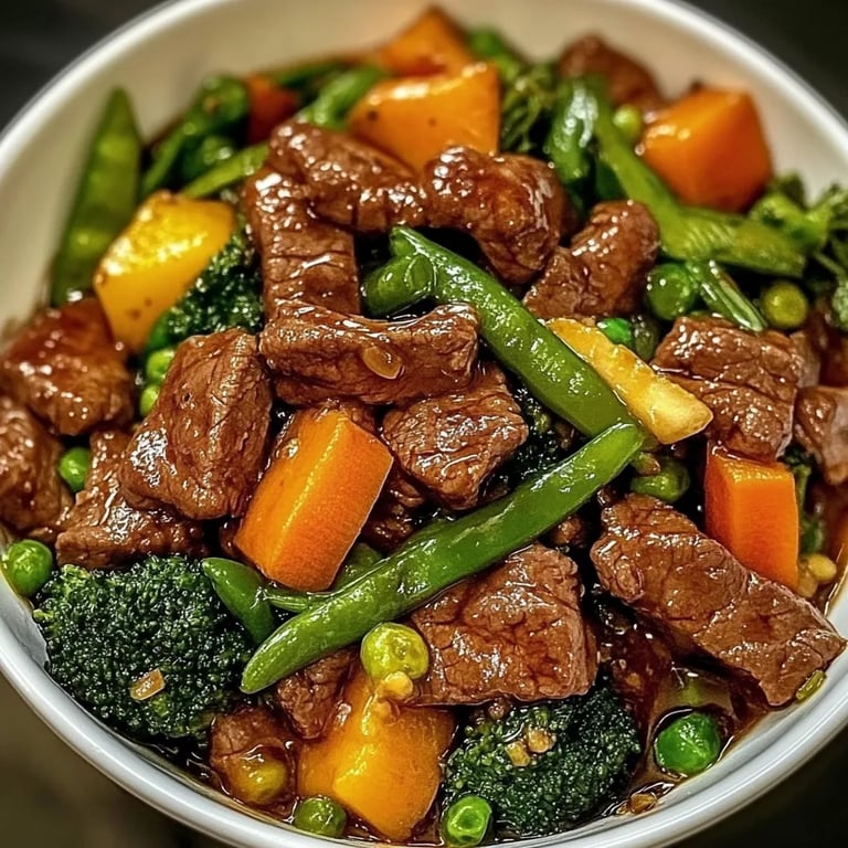 Rindfleischpfanne mit Gemüse