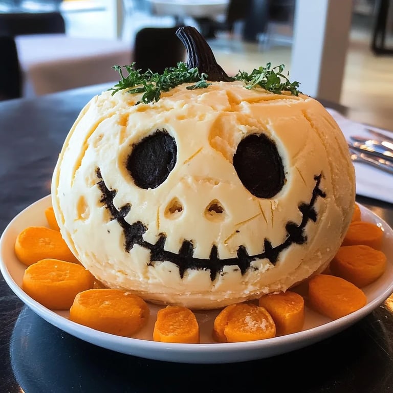 Skellington-Käseball-Vorspeise: Ein Unglaubliches Ultimatives Rezept für 5 Sinne