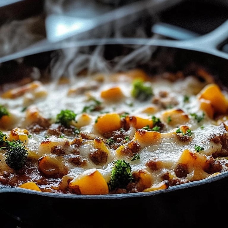 Bunter Gemüse-Hack-Auflauf