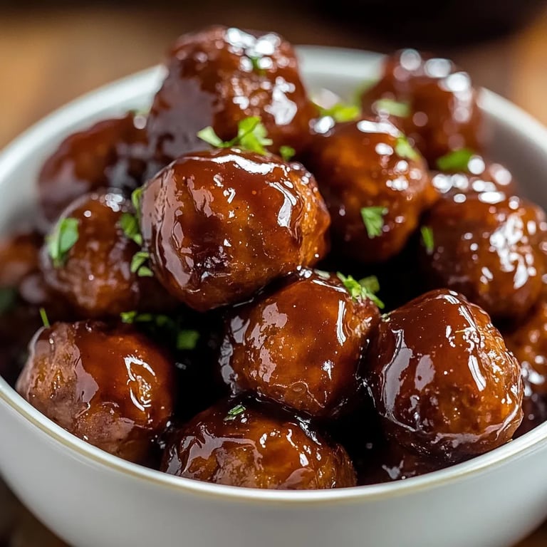 Crockpot Grape Jelly Meatballs - 3-Ingredient Magic!