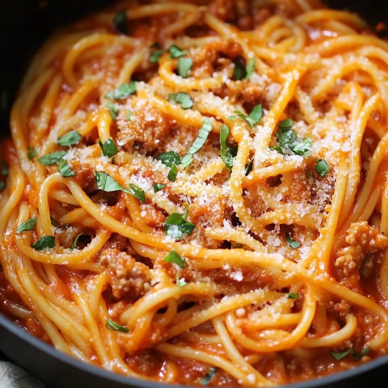 Easy One Pot Spaghetti