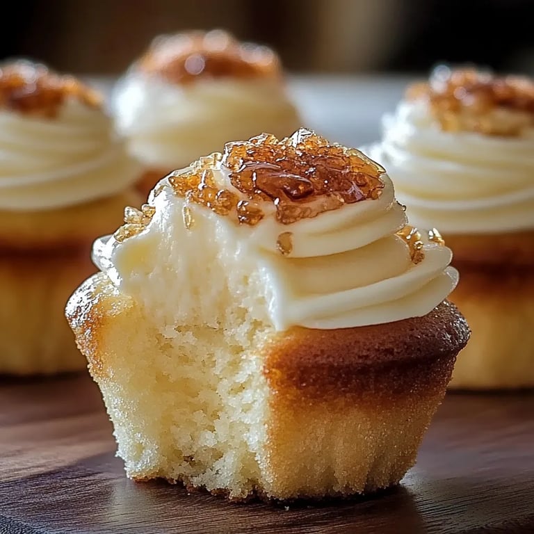 Delicious Vanilla Bean Crème Brûlée Cheesecake Cupcakes