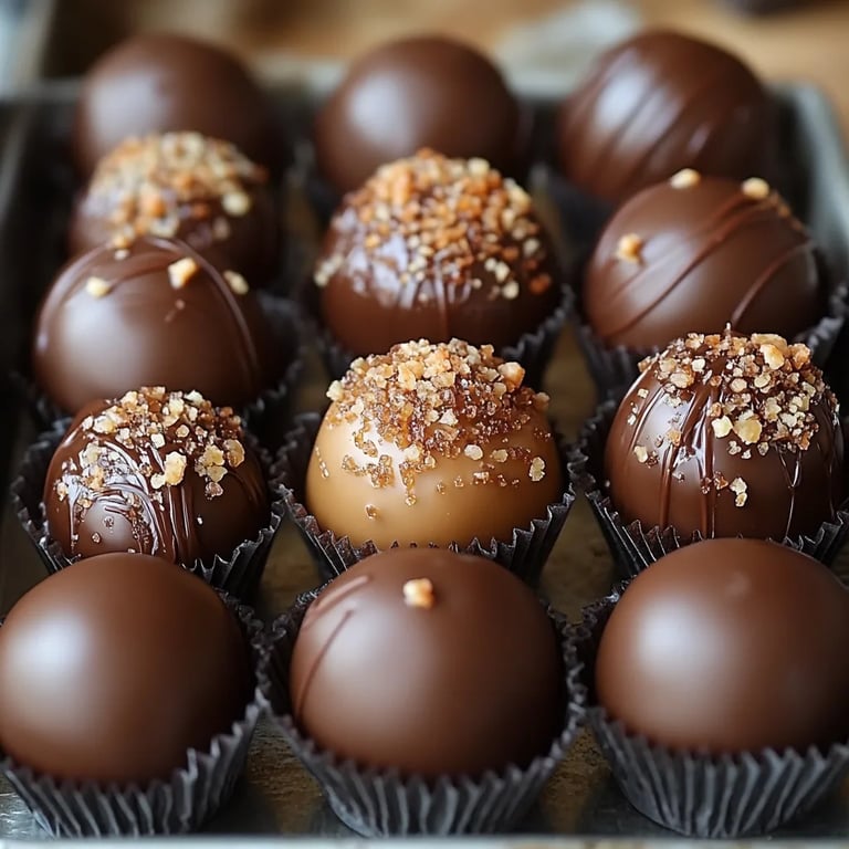 Trufas de Fudge com Caramelo Salgado: Uma Receita Incrível e Essencial