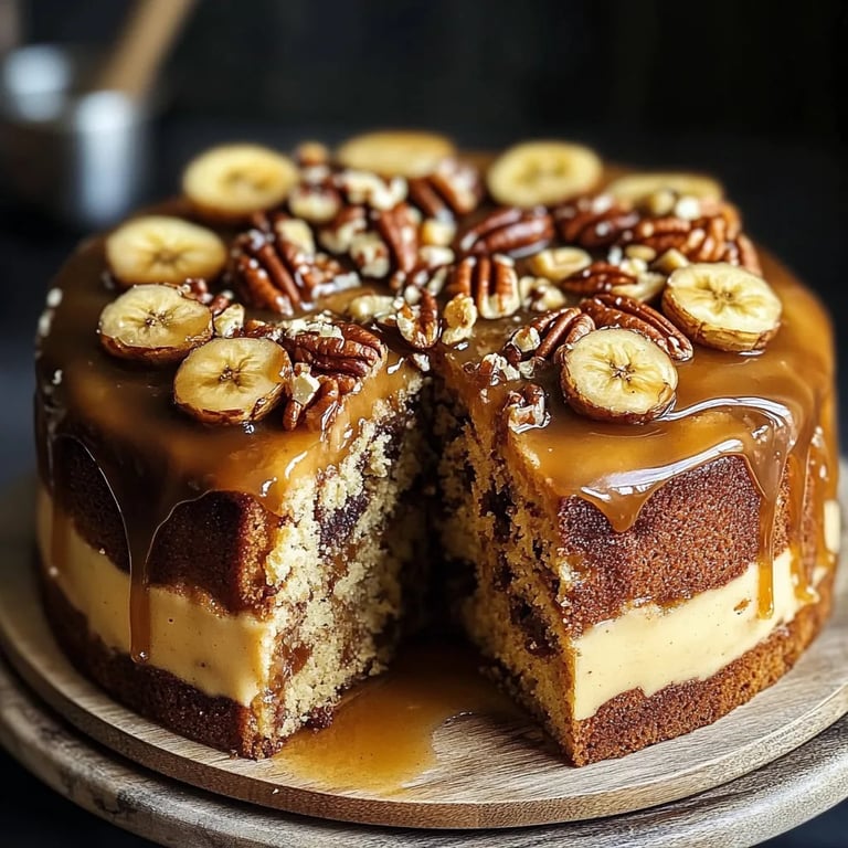 Banana Walnut Caramel Pecan Cake: An Incredible Secret Recipe