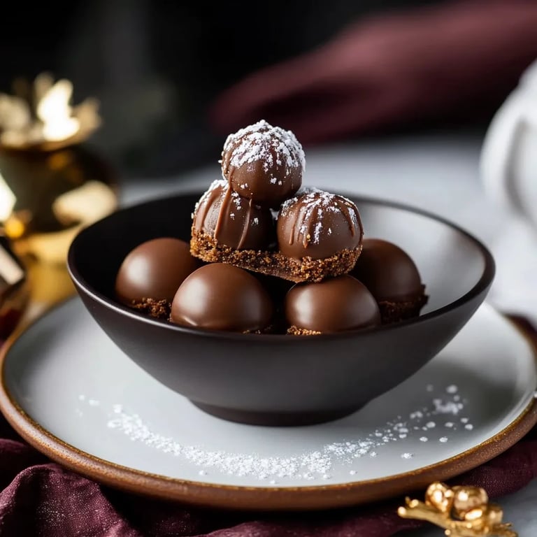 Spekulatius Kugeln - Pralinen für Weihnachten