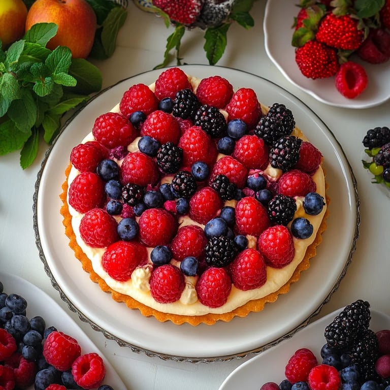 Tarte aux Fruits Rouges sur Sablé Breton : Une Recette Incroyable Ultime
