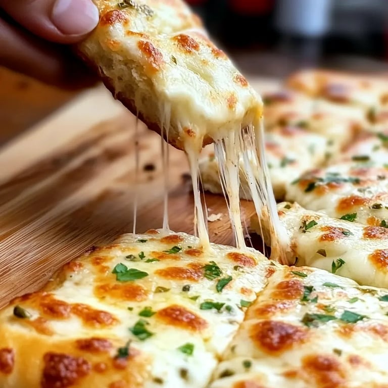 Cheesy Garlic Bread Recipe