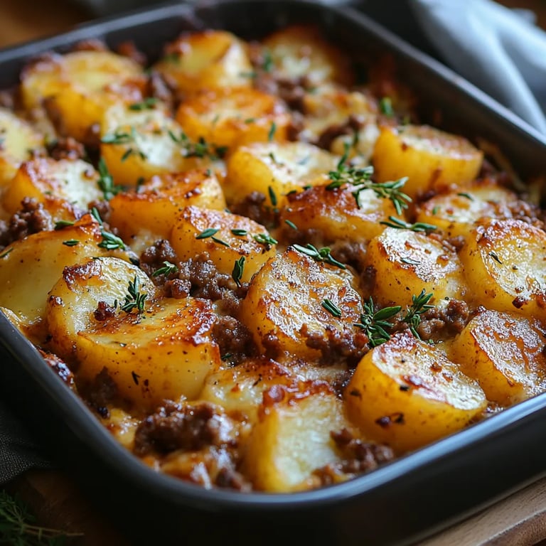 Cazuela de Carne Molida con Queso y Papas: Una Increíble Receta Última
