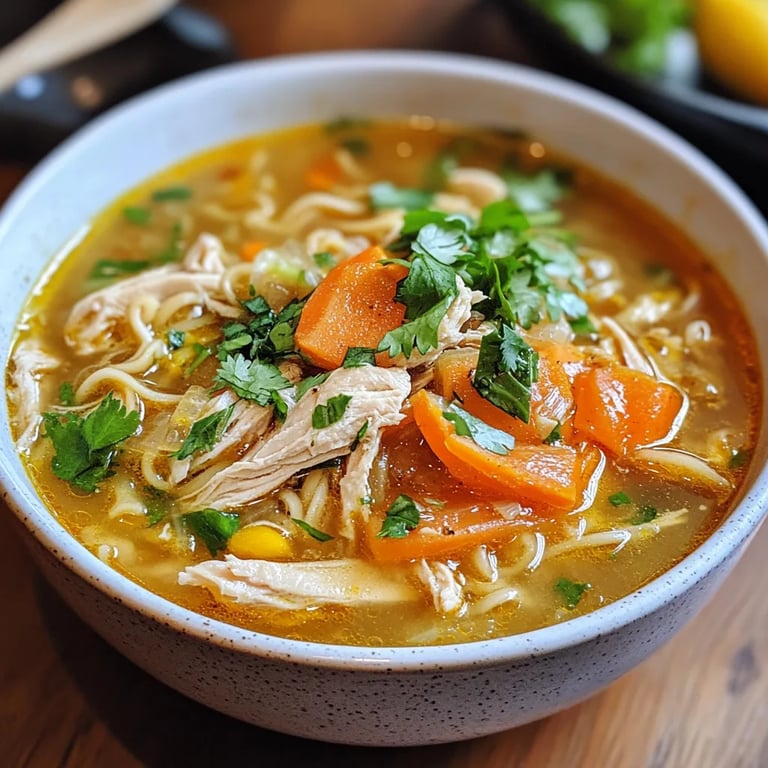Spicy Chicken Noodle Soup