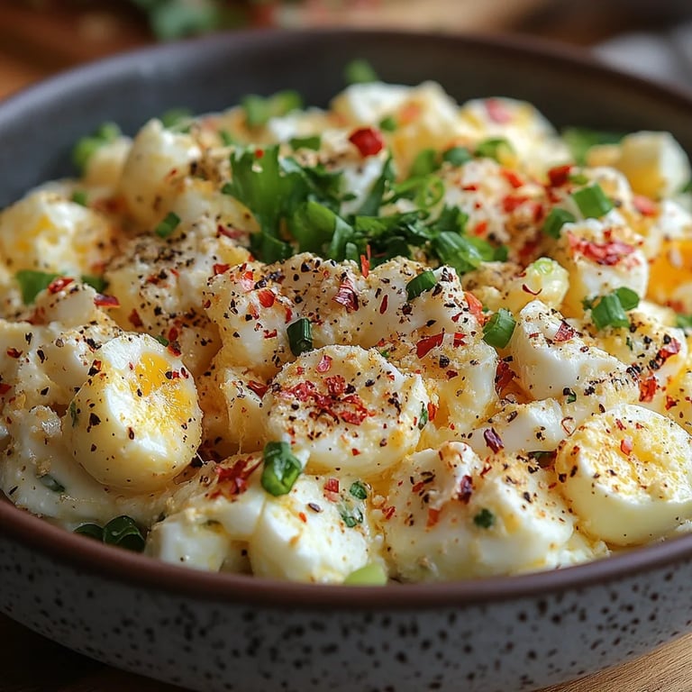 Ensalada de huevo con requesón: Una Increíble Receta Última