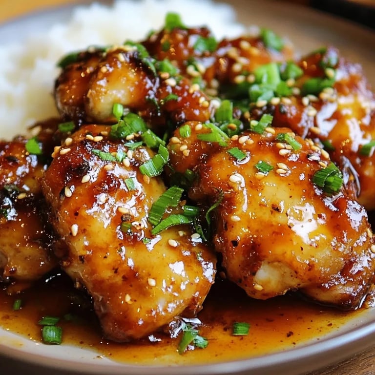 Honey Garlic Chicken Thighs