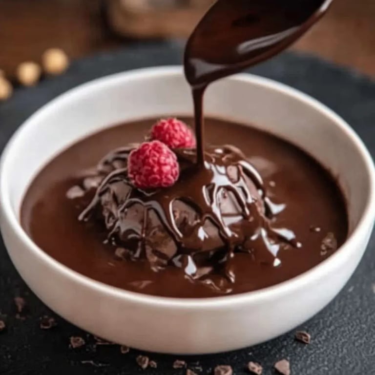 Italienische heiße Schokolade