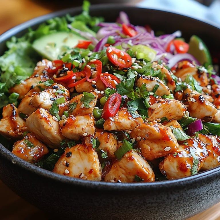 Ensalada Tailandesa de Pollo de Verano: Una Increíble Receta Esencial