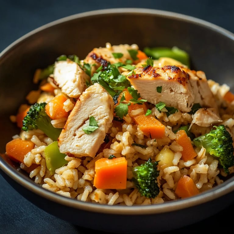 Arroz Integral con Verduras y Pechuga de Pollo: Una Increíble Receta Última