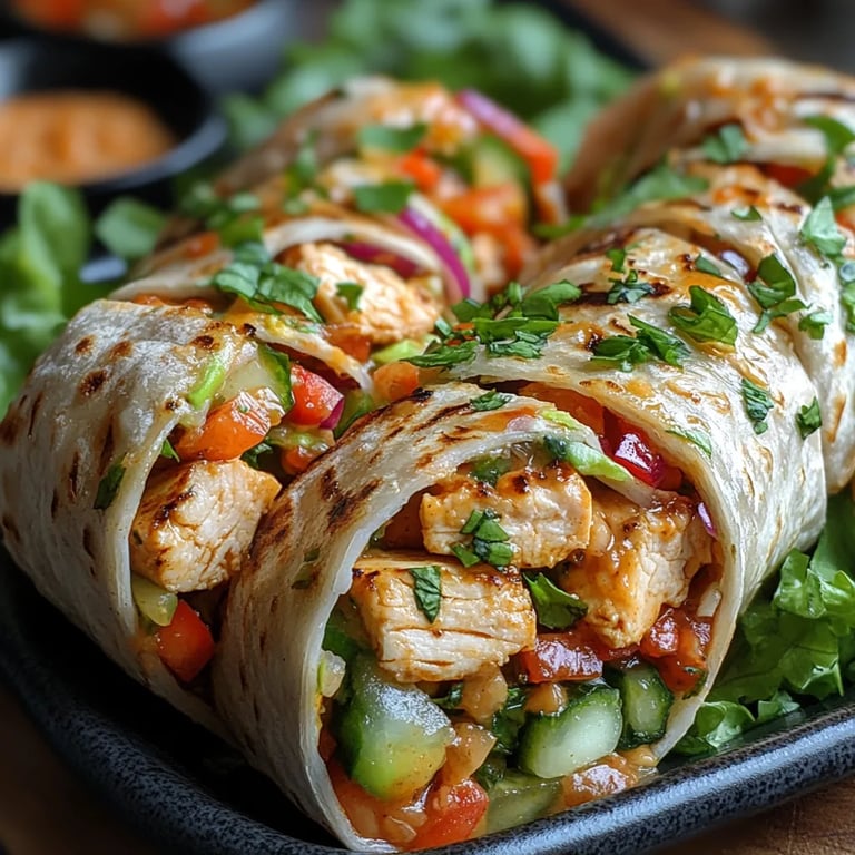Thai-Erdnuss-Hähnchen-Wraps: Ein Unglaubliches Ultimatives Rezept für 5 Personen