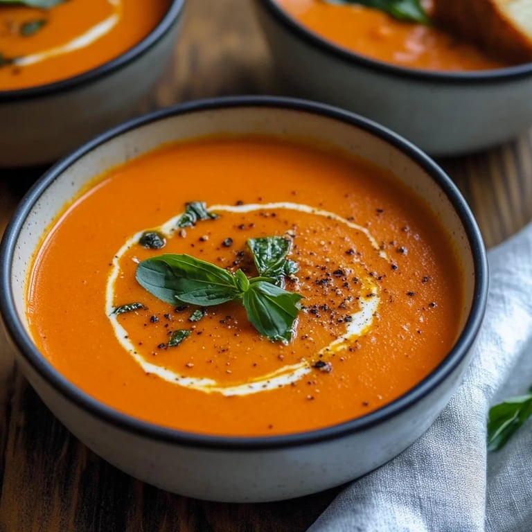 Easy Creamy Tomato Soup Recipe