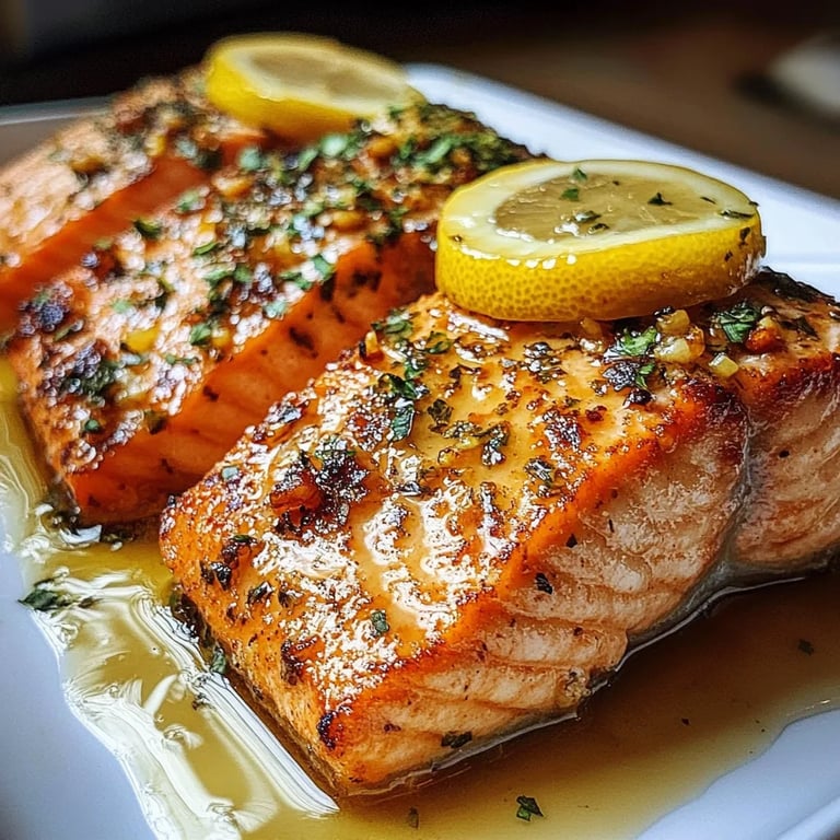 Garlic Butter Lemon Salmon