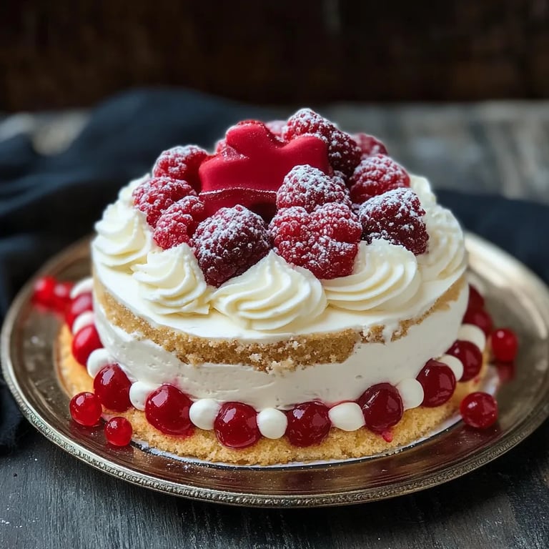 Schneemannkuchen
