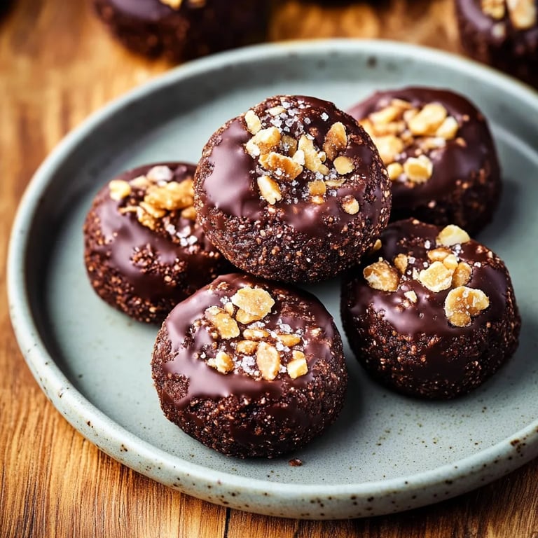 Walnuss Dattel Pralinen ohne Zucker