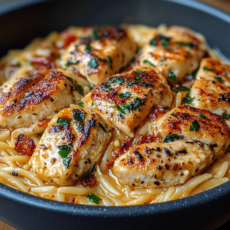 Creamy Sun-Dried Tomato Chicken Orzo: An Incredible Ultimate Recipe