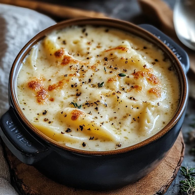 Creamy White Lasagna Soup