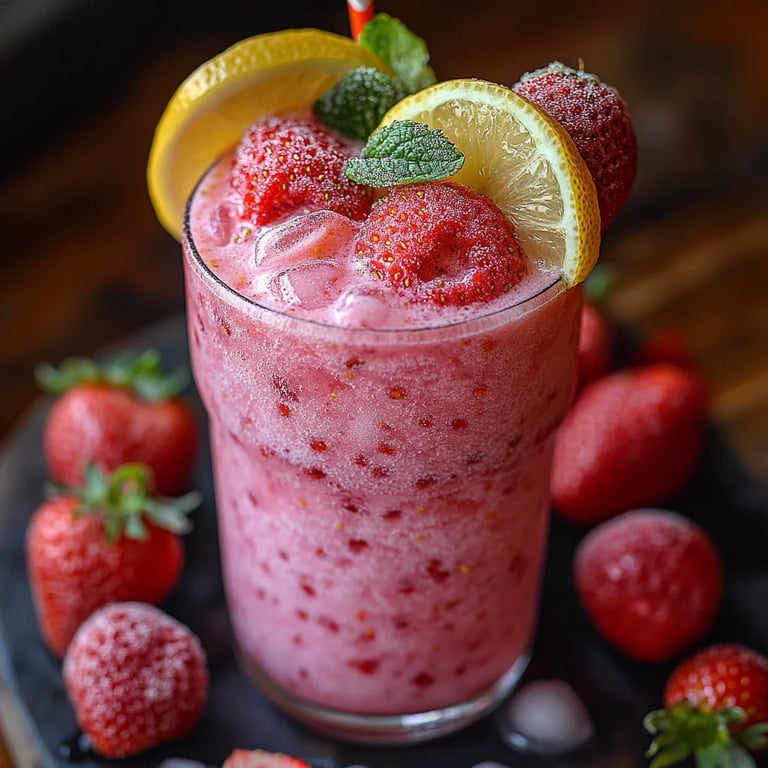 Limonada de Fresa con Glaseado: La Increíble Receta Última