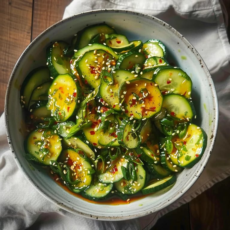 Easy Asian Cucumber Salad