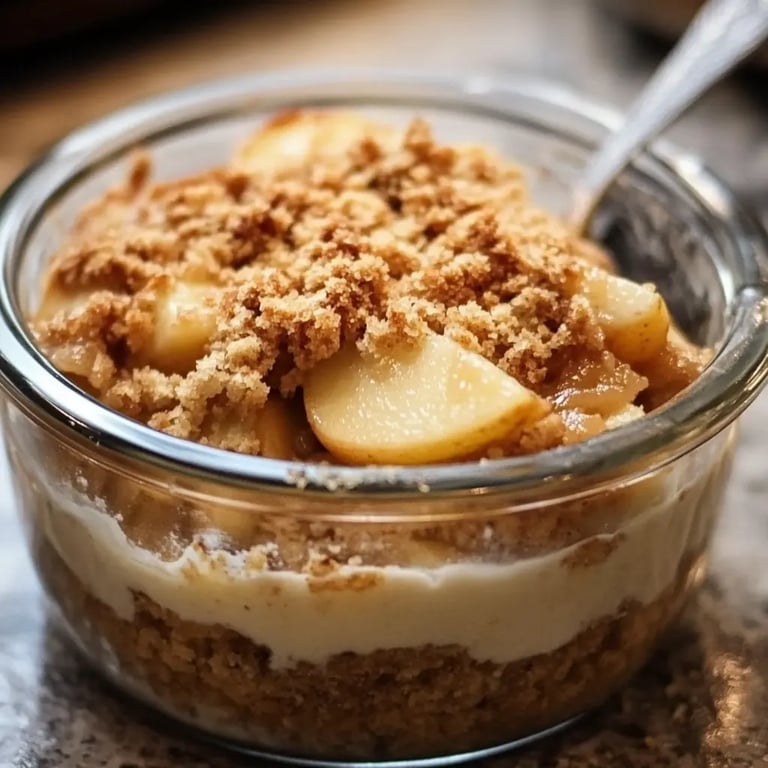 Bratapfel Apfel Crumble