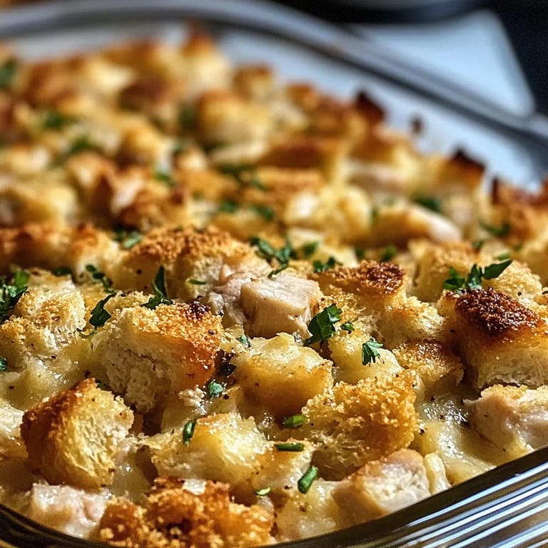 Dolly's Chicken and Stuffing Casserole