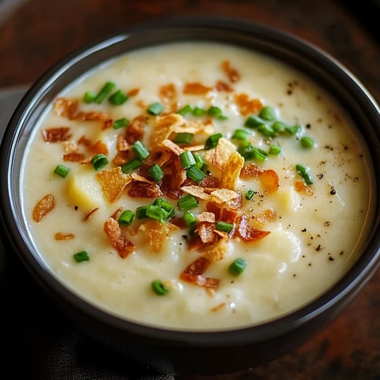 Creamy Potato Soup with Hashbrowns