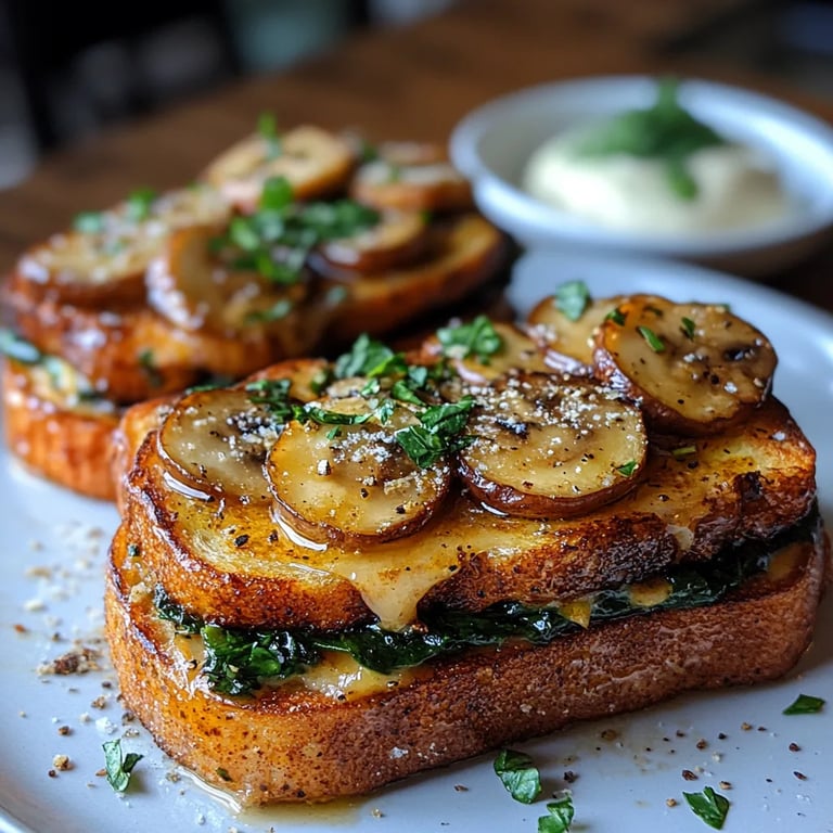 Rabanadas Salgadas com Espinafre e Cogumelos: Uma Receita Incrível e Definitiva
