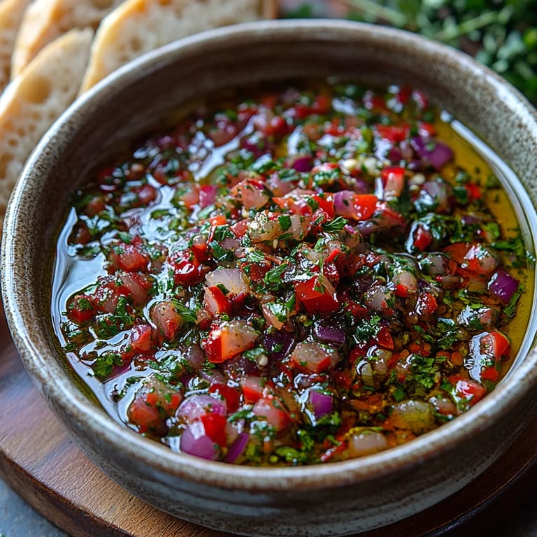 Dip Mediterráneo de Aceite de Oliva: Una Maravillosa Receta Última