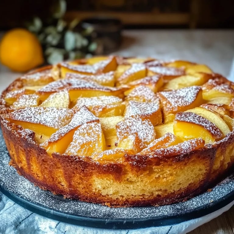 Saftiger Apfelkuchen mit Schmand