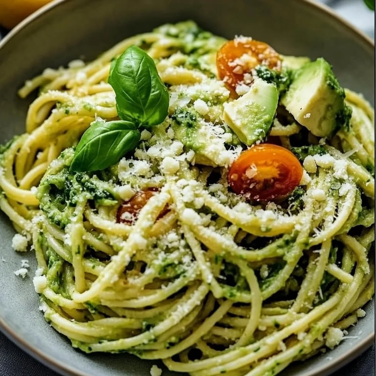 Cremige Avocado Pasta