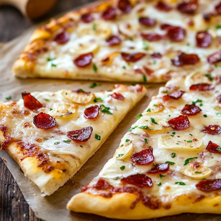 Elsässer Flammkuchen